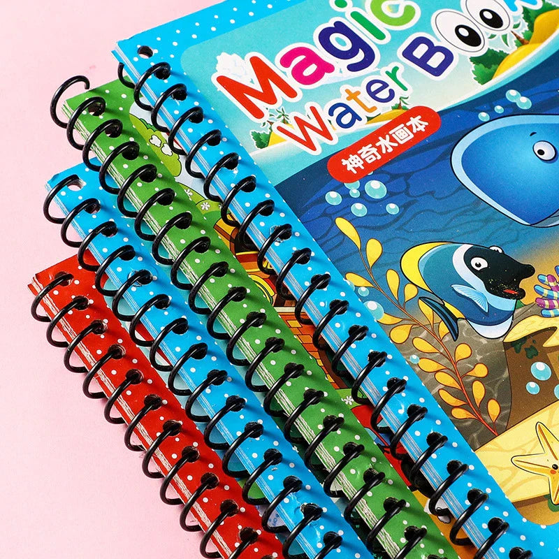 Magic Water Drawing Coloring Book For Kids