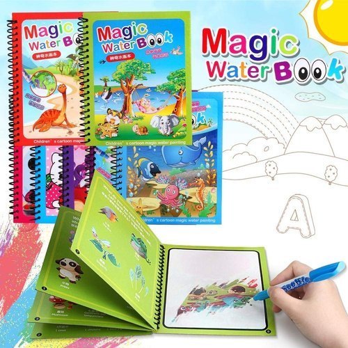 Magic Water Drawing Coloring Book For Kids