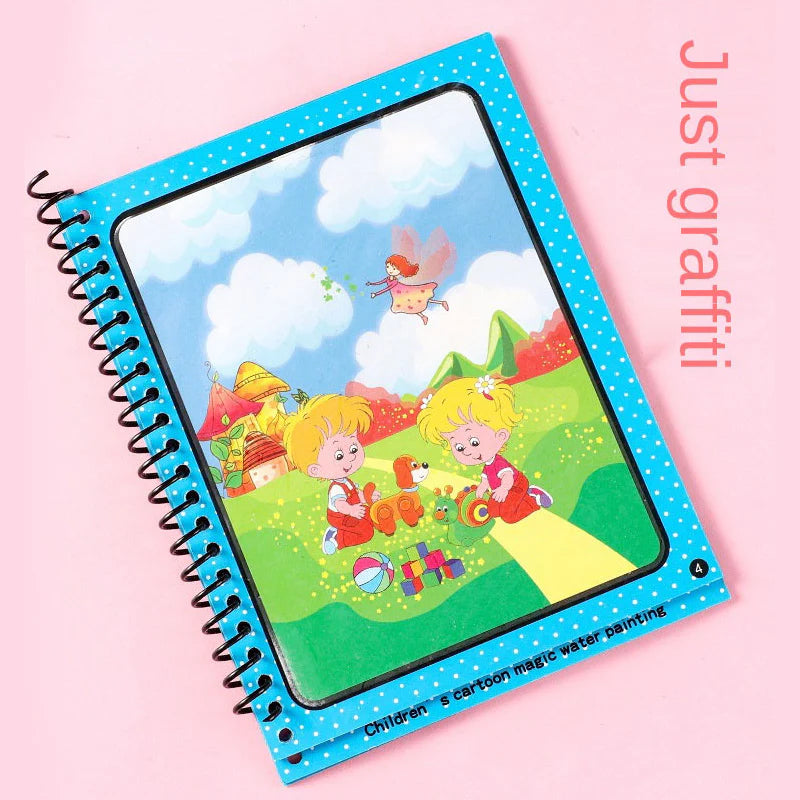 Magic Water Drawing Coloring Book For Kids